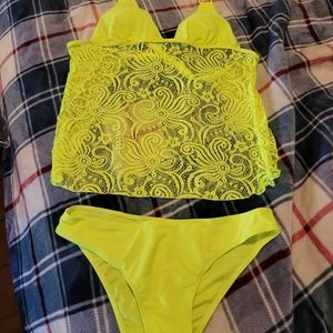 Yellow bathing suit